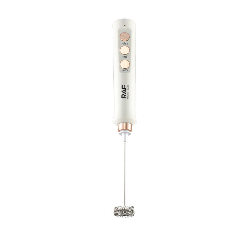 Raf Electric Foam Maker And Egg Whisk 80W, Rechargeable