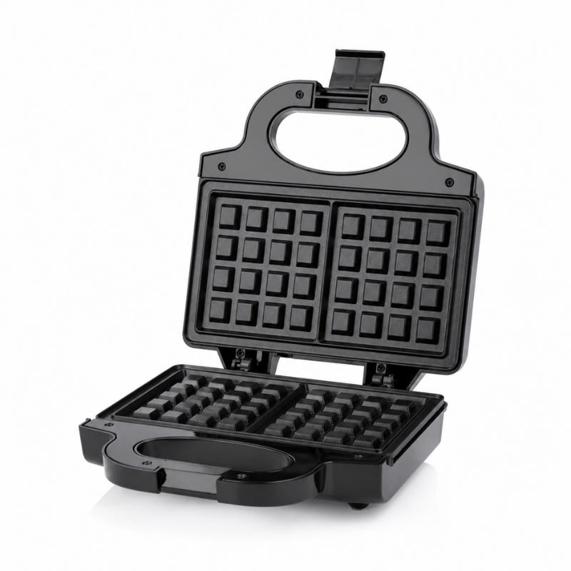 Raf Waffle Maker 850W, Double Heating plates, black