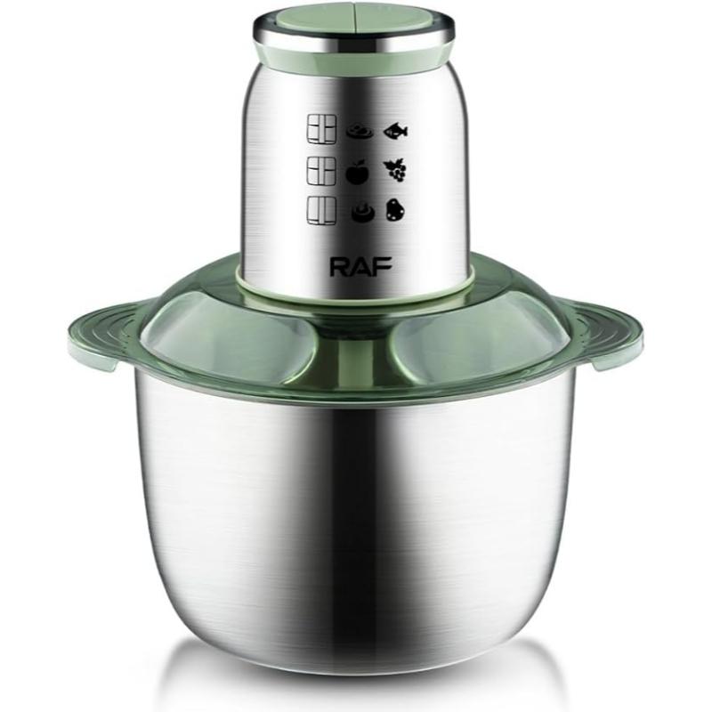 Raf Food Chopper,1000W, 6L, 360 degree, sharp blades, stainless blades