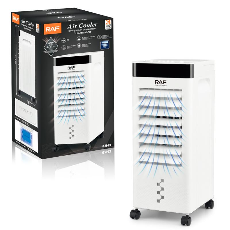 Raf Air Cooler 65W, The air cooler can effectively heat an area of 900-999 square feet, ensuring consistent and comfortable temperature distribution in larger spaces.