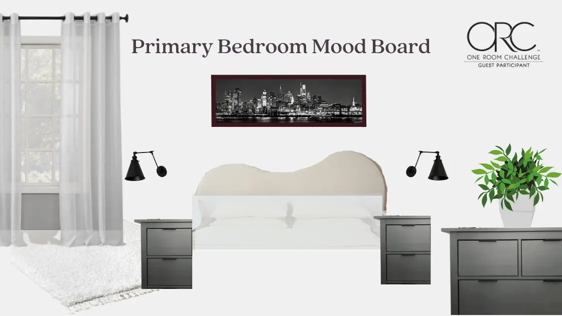 Our Apartment Primary Bedroom – One Room Challange Week #1