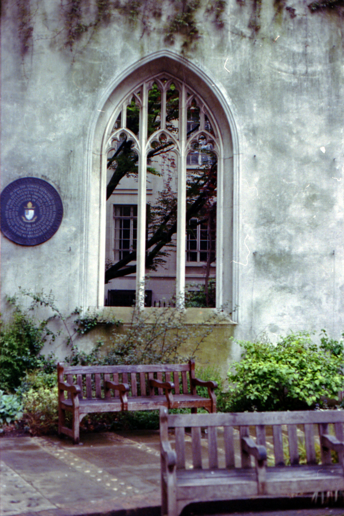 saint dunstan in the east church garden, london, uk
