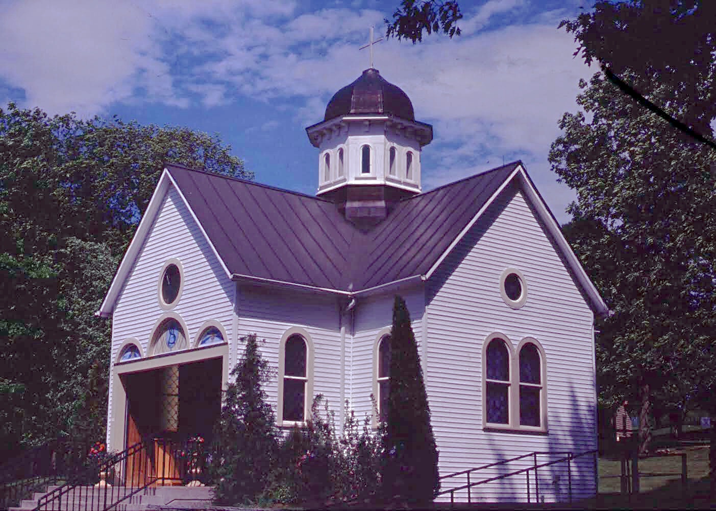 st. anne's shrine, isle la motte, vt