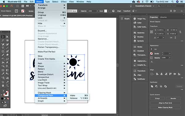 I always save an “ai” (adobe illustrator) file also . How To Make Cut Files Using Illustrator Kelly Leigh Creates