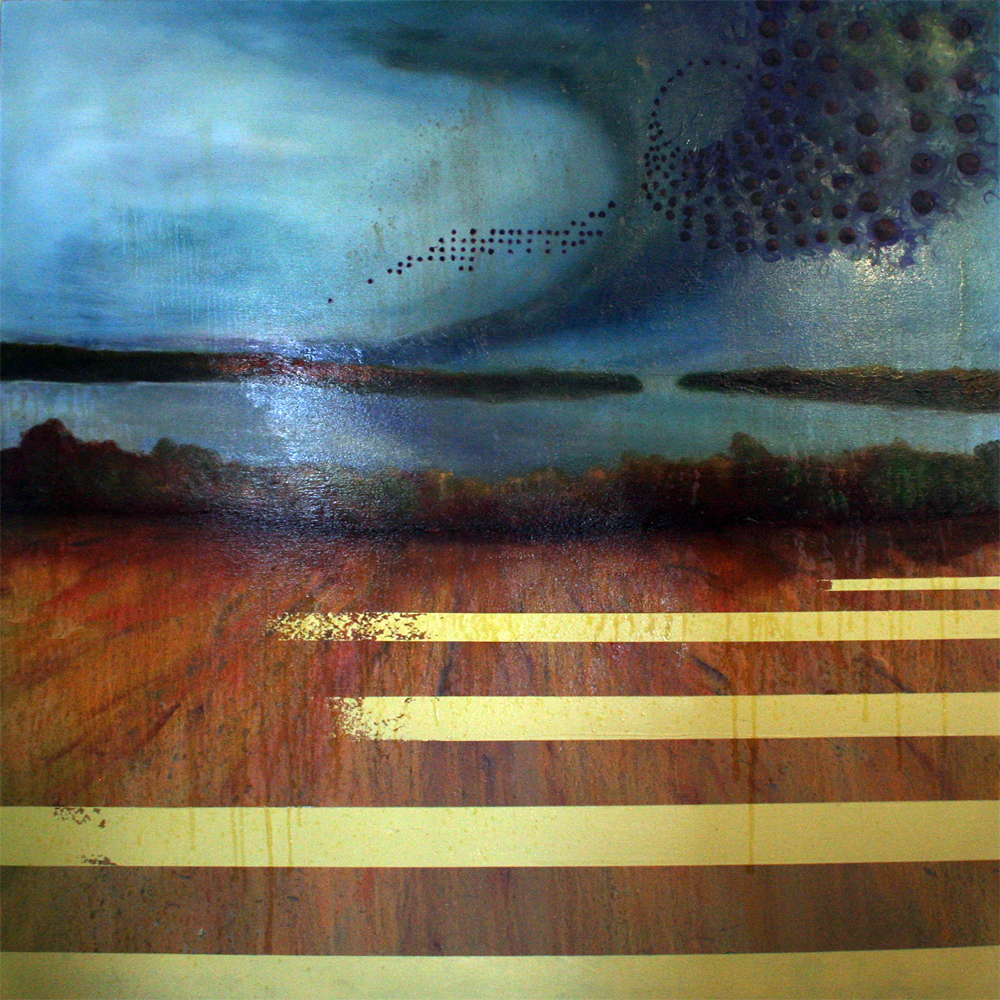 Tornado 48"x48" oil on canvas