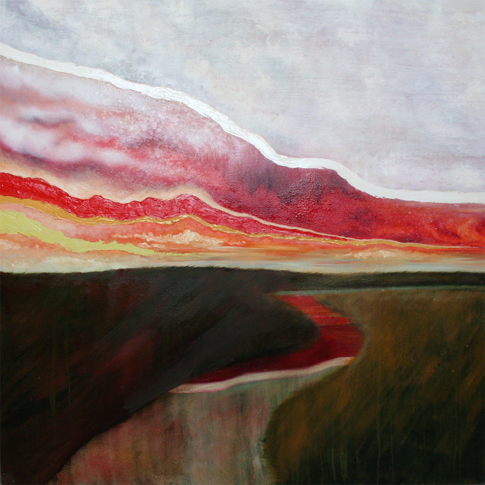 Warm Winds 48"x48" oil and resin on canvas