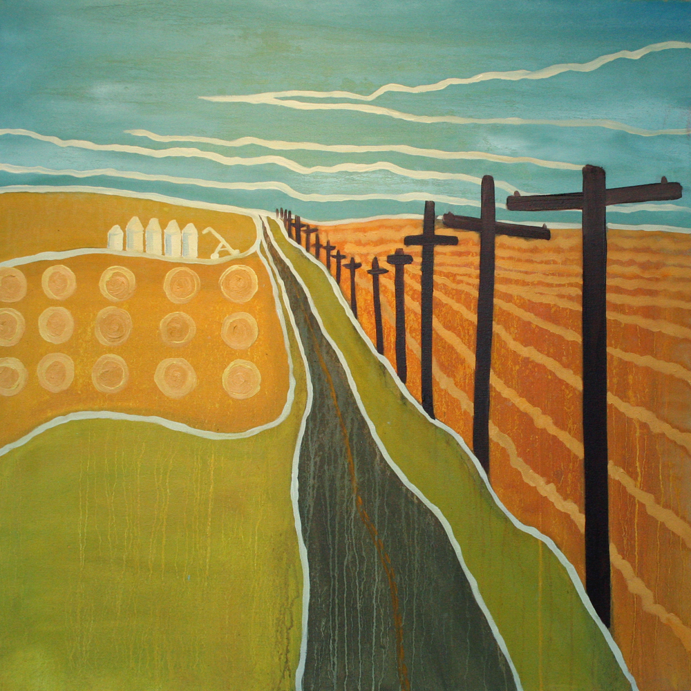 When I was 7 36"x36" oil on canvas