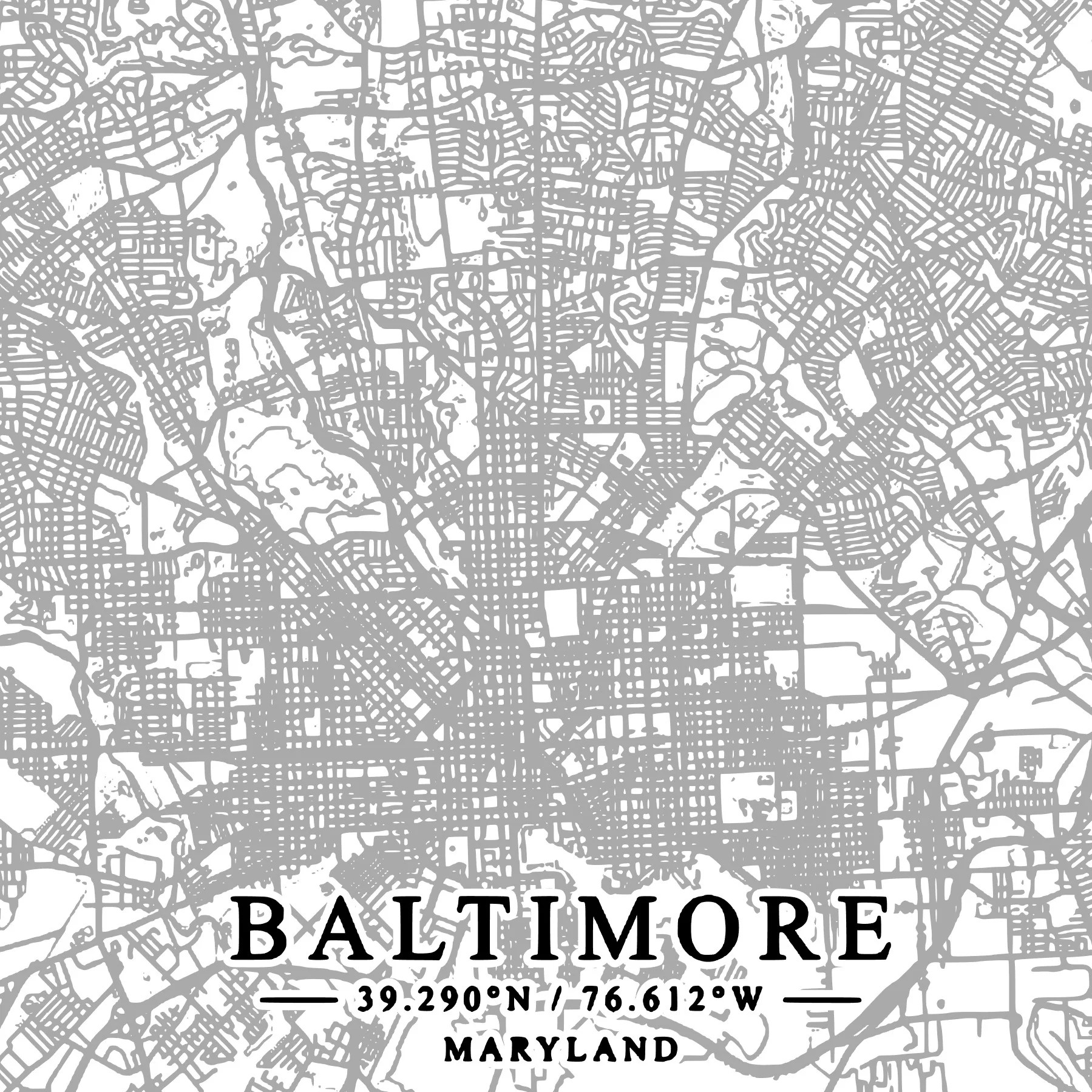 Baltimore MD Map Kelly S Creations Baltimoremd 