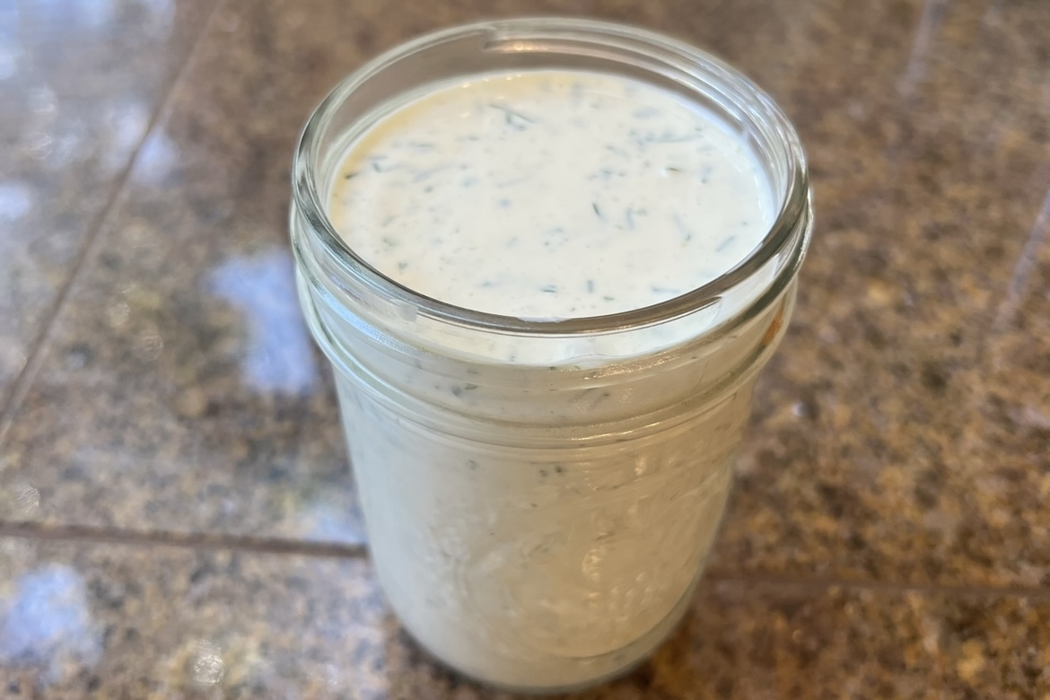 Homemade Ranch Dressing - Kelly's Clean Kitchen