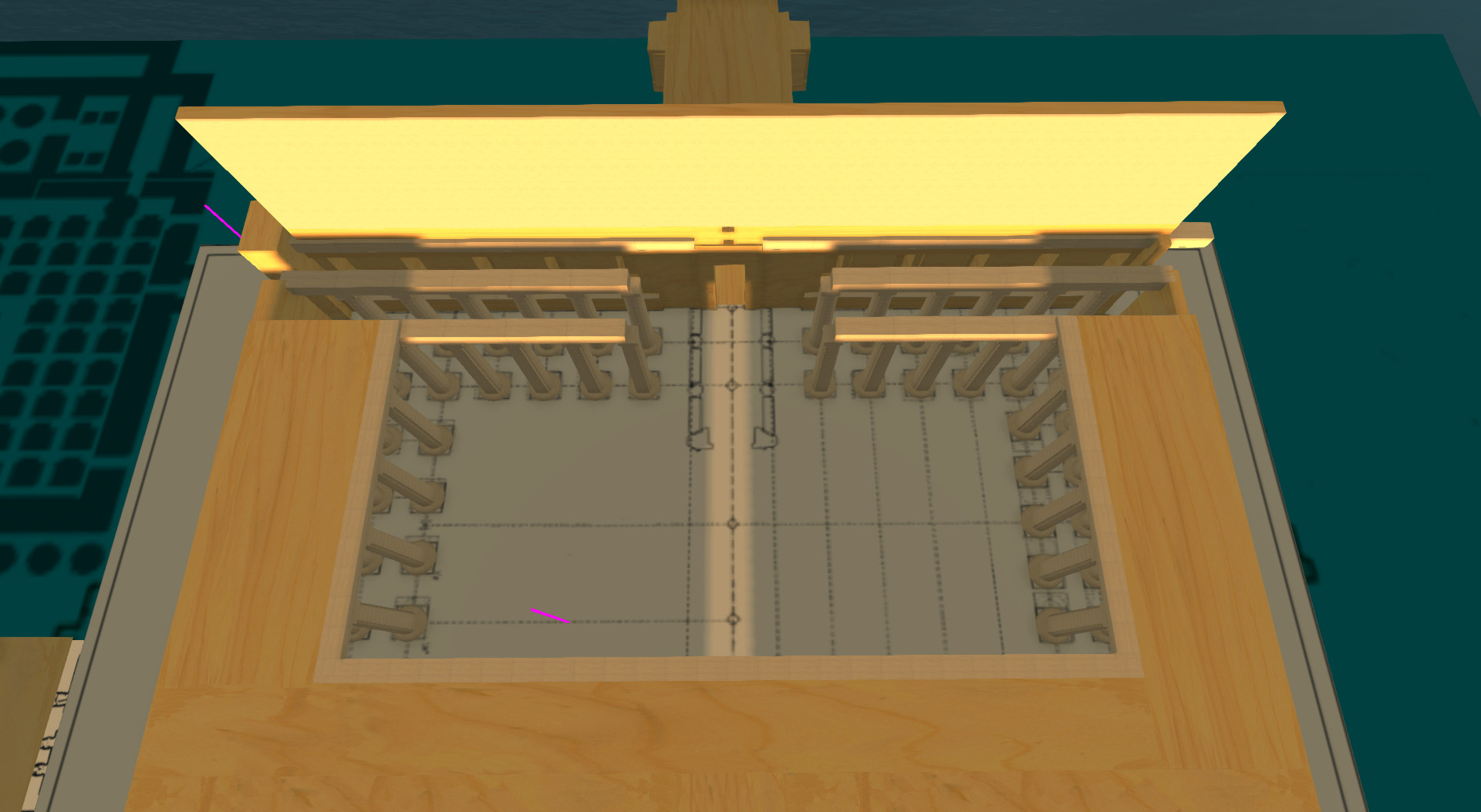 the Hatshepsut temple in the shell at early morning