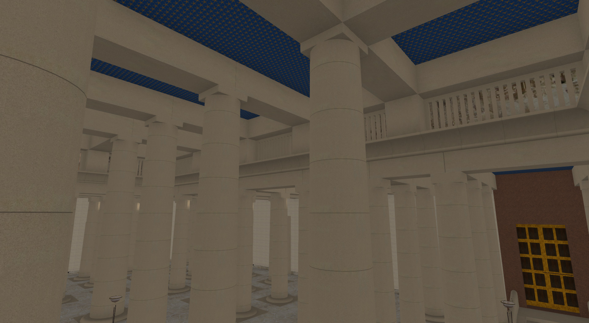 Photo of the Thutmose III temple build according to the Lipinska ground plan