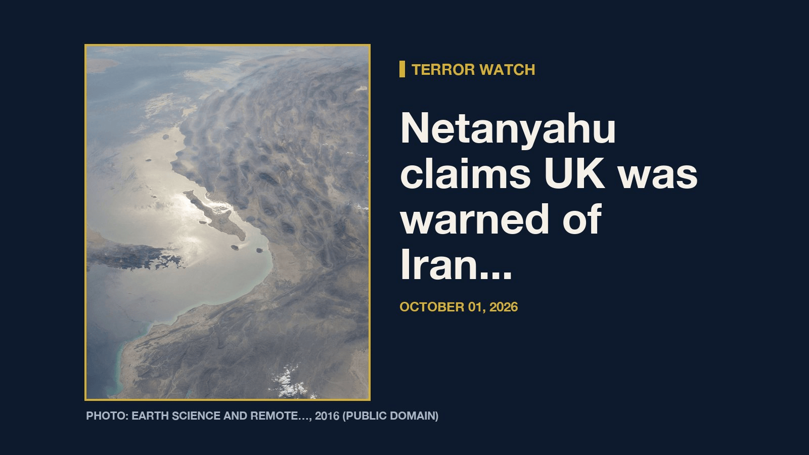 Terror Watch: 5 Suspects Arrested Near RAF Fairford as UK Directly Blames Iran for Terror Plot