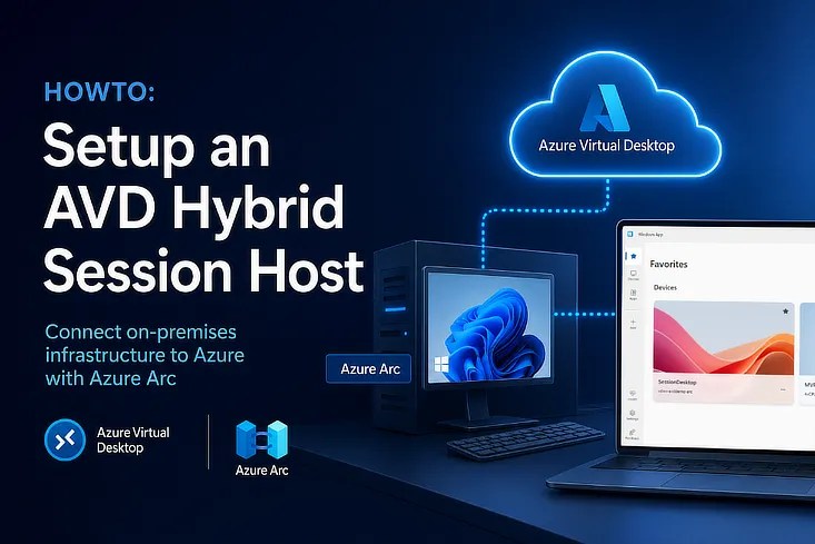 Header Image Howto: Setup an AVD hybrid session host.