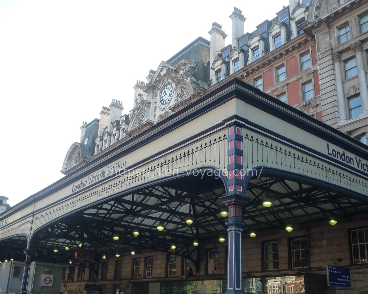 イギリス2017その32(ヴィクトリア駅編)【無料のトイレ＆オシャレ雑貨屋