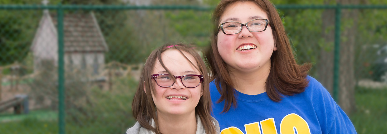 Photo of two children