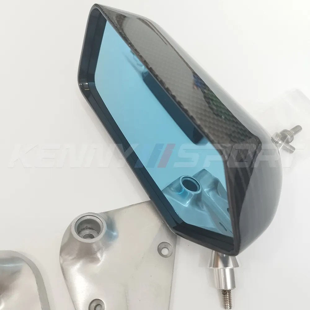 Custom GP Carbon Race Small Mirrors Auto /Bike F1 Type kit Side Wing