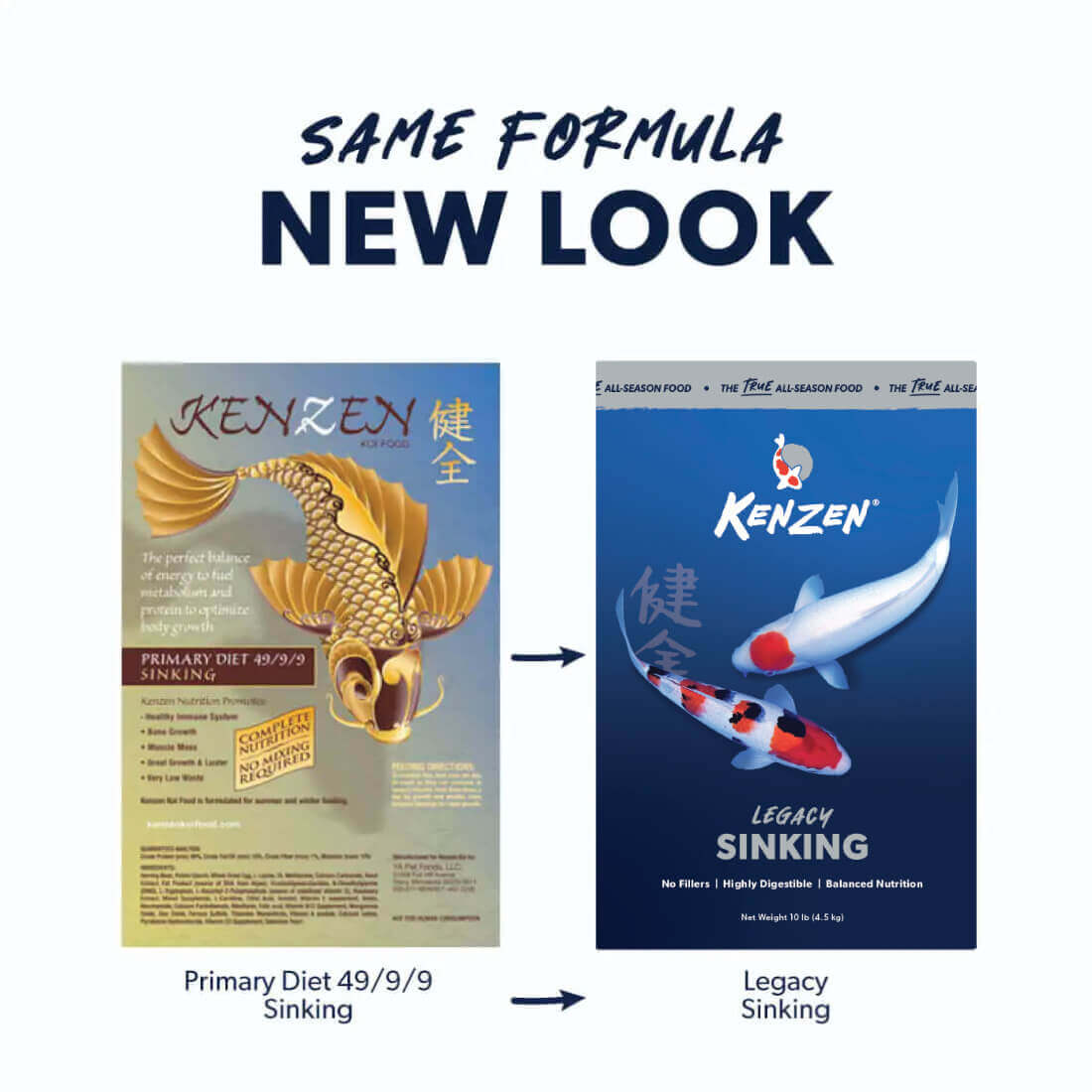 Legacy Sinking - Premium Koi Food 10 pounds