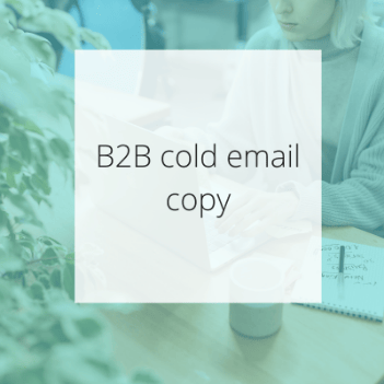 B2B cold email copy