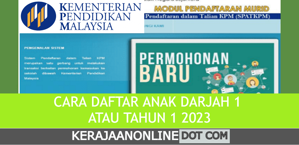 Apa saja yang termasuk tahap finishing dalam membuat kerajinan dengan inspirasi objek budaya tampines Cara Daftar Anak Darjah 1 Atau Tahun 1 2023 Kerajaan Online