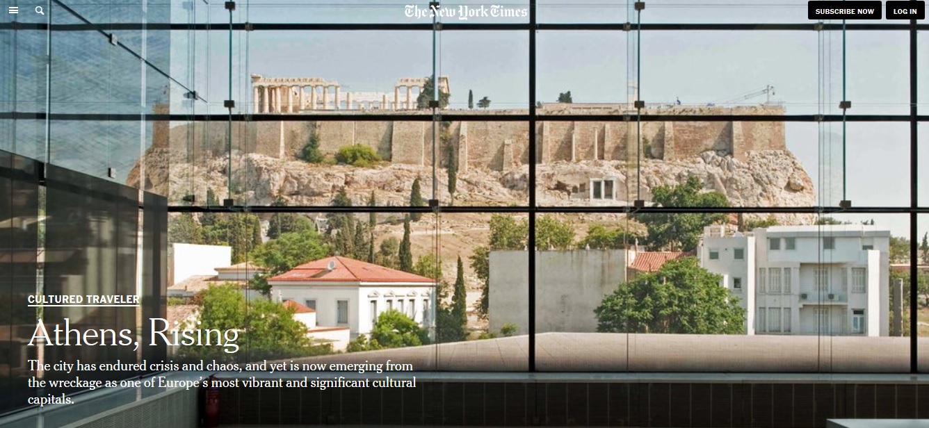 You can watch the video here: Athens Rising By The Nyt Keramos Athens