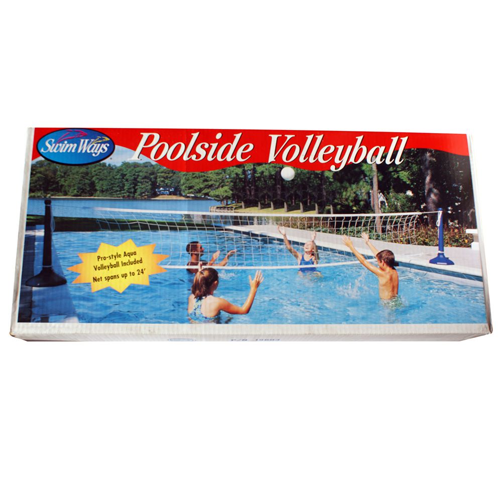 Filet De Volley Gonflable Et Flottant Pour Piscine Plage 274 X 165 X 37 Cm Design Cactus Achat Pas Cher Go Sport