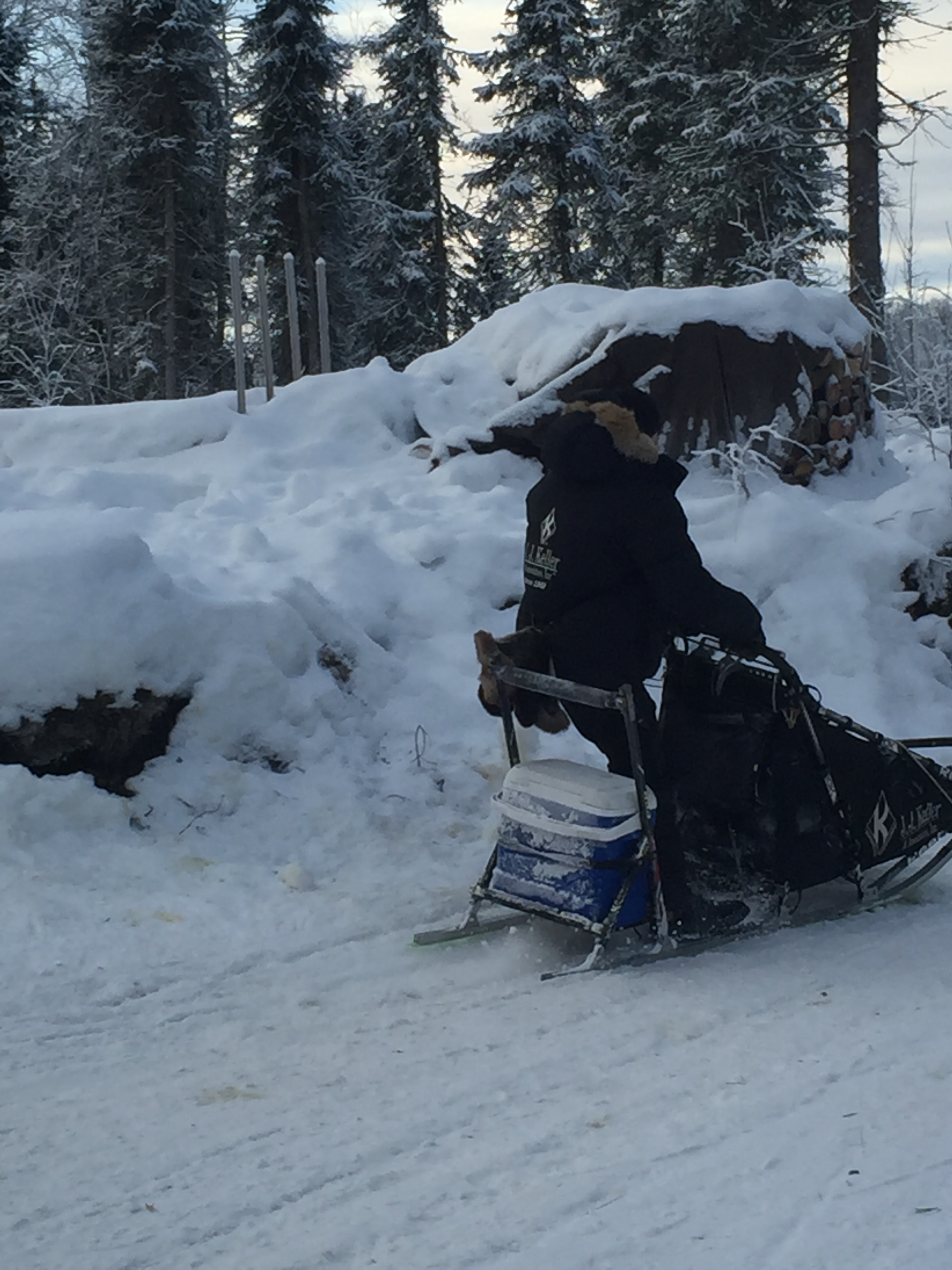 and off he goes!