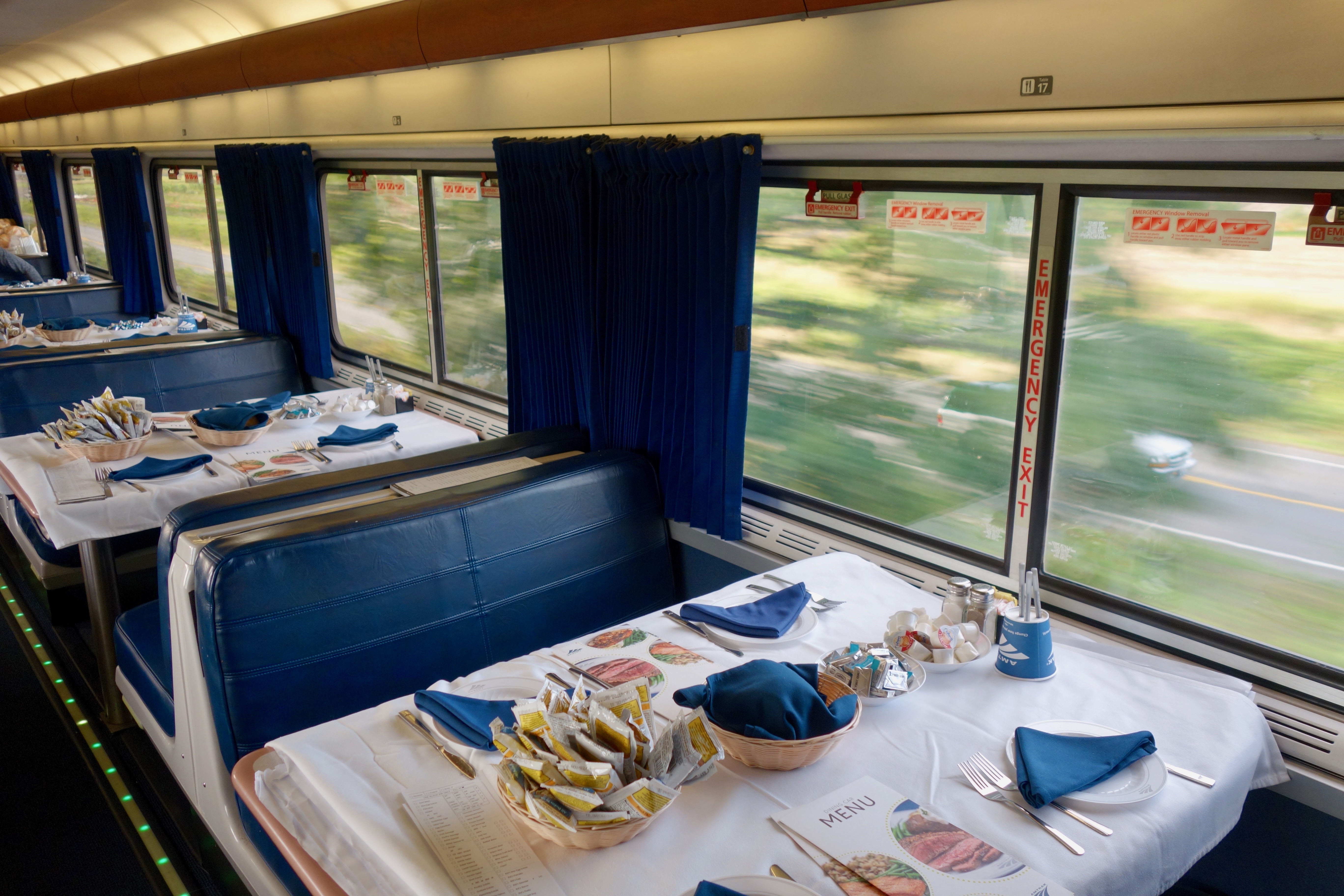One way to get car insu. Amtrak Empire Builder Train