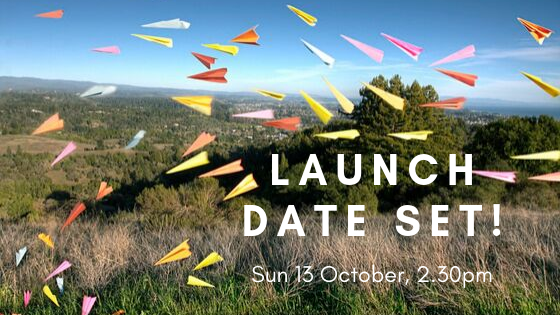 Picture of paper aeroplanes launching to represent the upcoming book launch