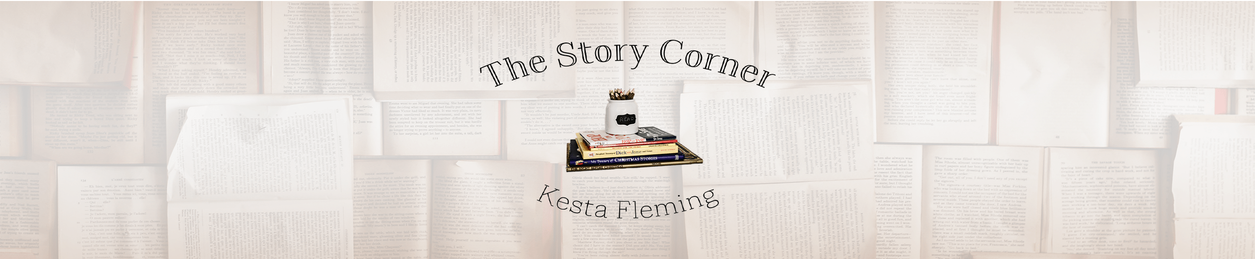 Header banner for The Story Corner