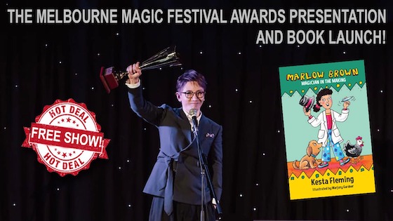 Book Launch promo for Magician in the Making at the Melbourne Magic Festival