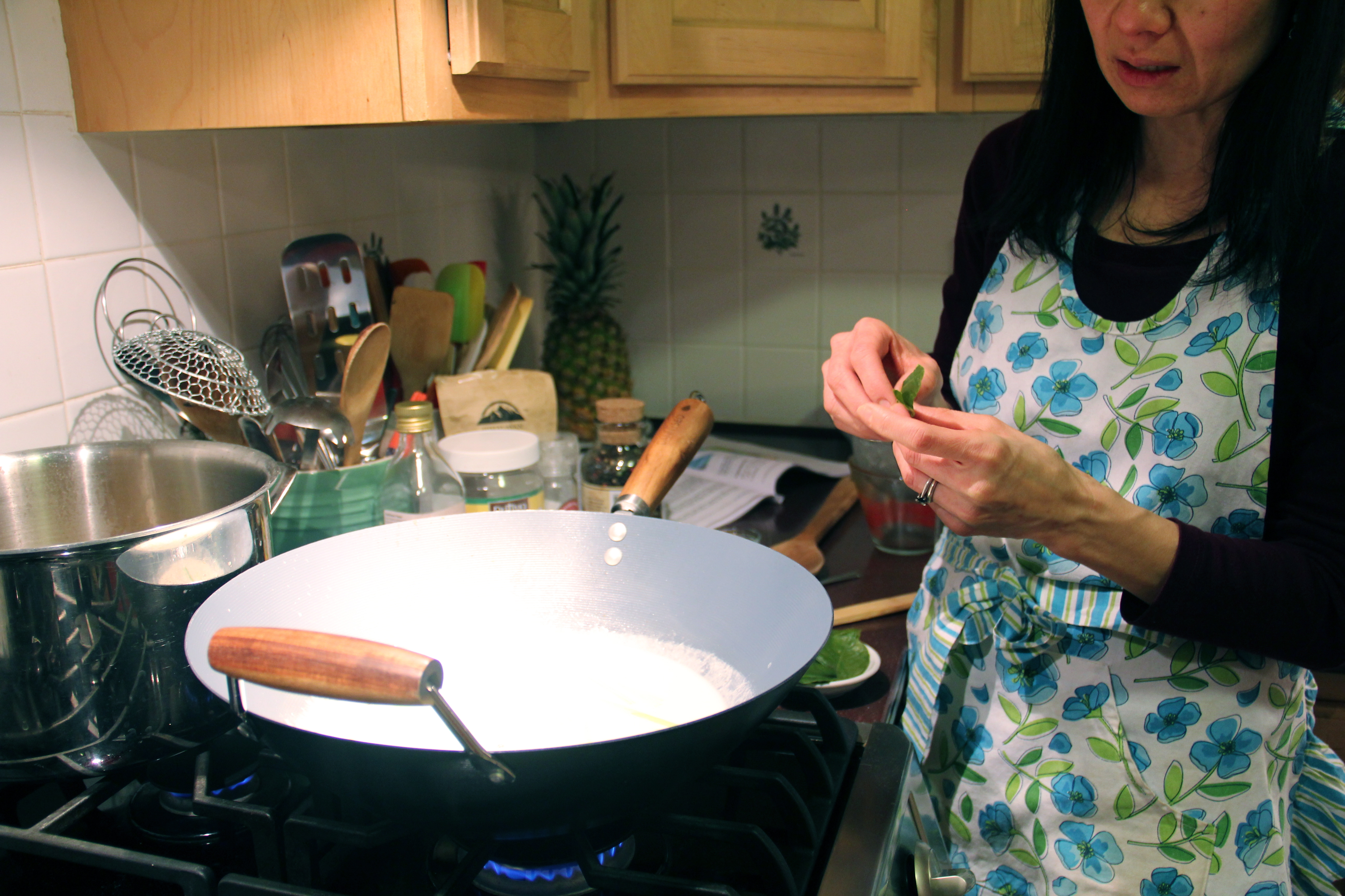 Torn Kaffir Lime Leaves © KETMALA’S KITCHEN 2012-13