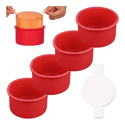 4-Inch (10cm) Silicone Cake Molds