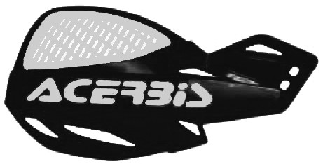 Acerbis Uniko Vented Handguard - Black/White