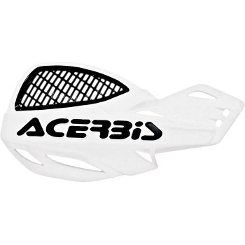 Acerbis Uniko Vented Handguard - White/Black