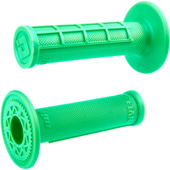 ODI Half Waffle Grips-Flo Green