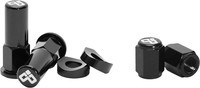 Dubya Rim Lock Nut and Valve Caps - Black