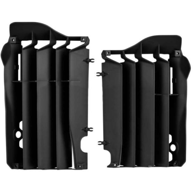 PoliSport Radiator Covers-Black - 64-56534
