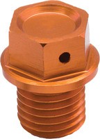 Zeta Oil Drain Plug-Orange -