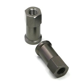 DRC RIM LOCK NUTS- - SILVER