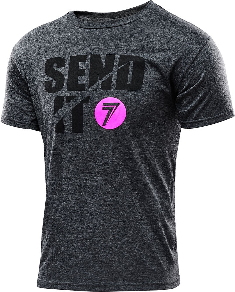 Seven Send It Tee - Gray / Heather - XL