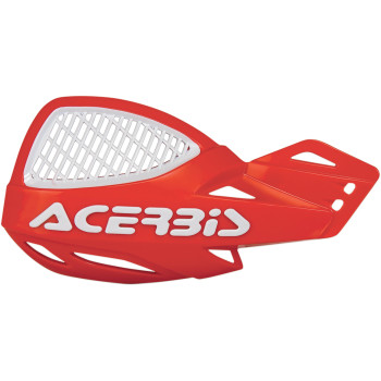 Acerbis Uniko Vented Handguard - Red/White