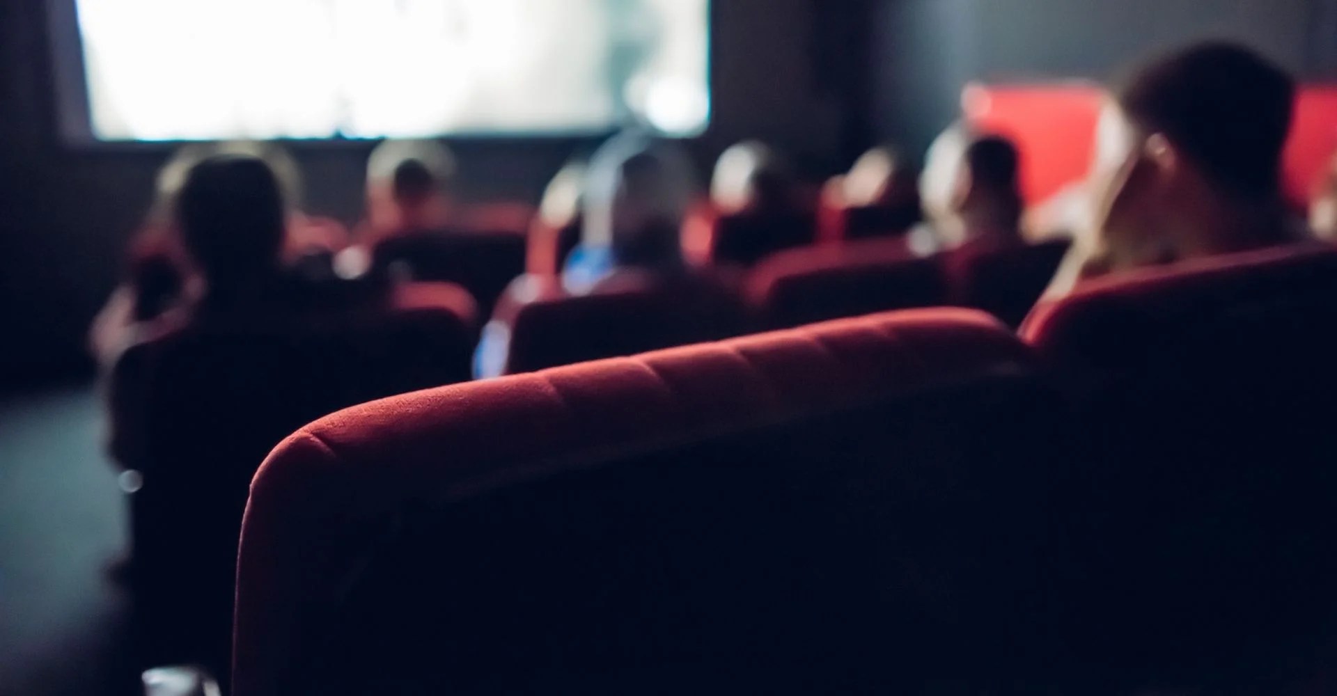 Audience testing in a movie theater.