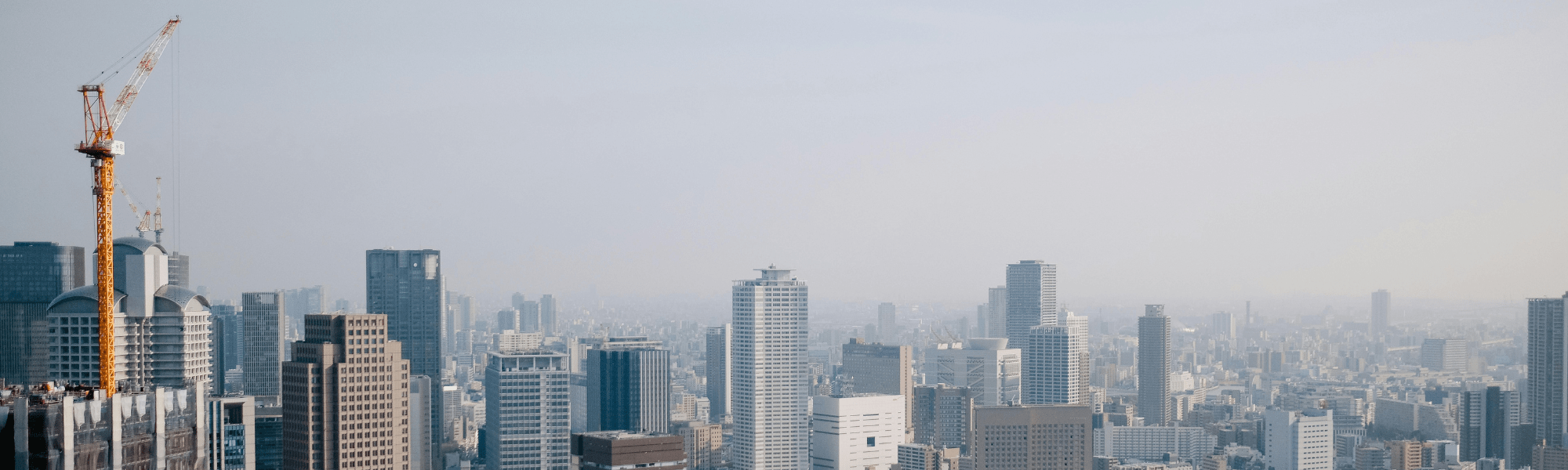 Aerial view of city