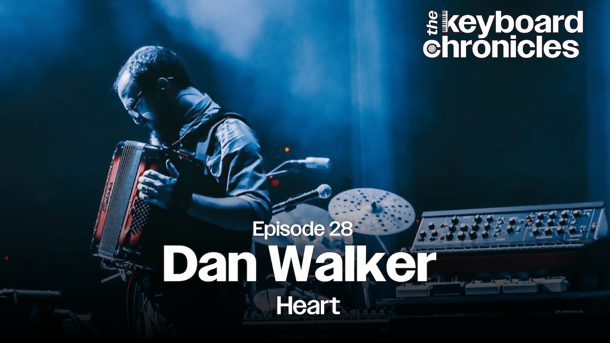 Dan Walker Keyboard Player Heart