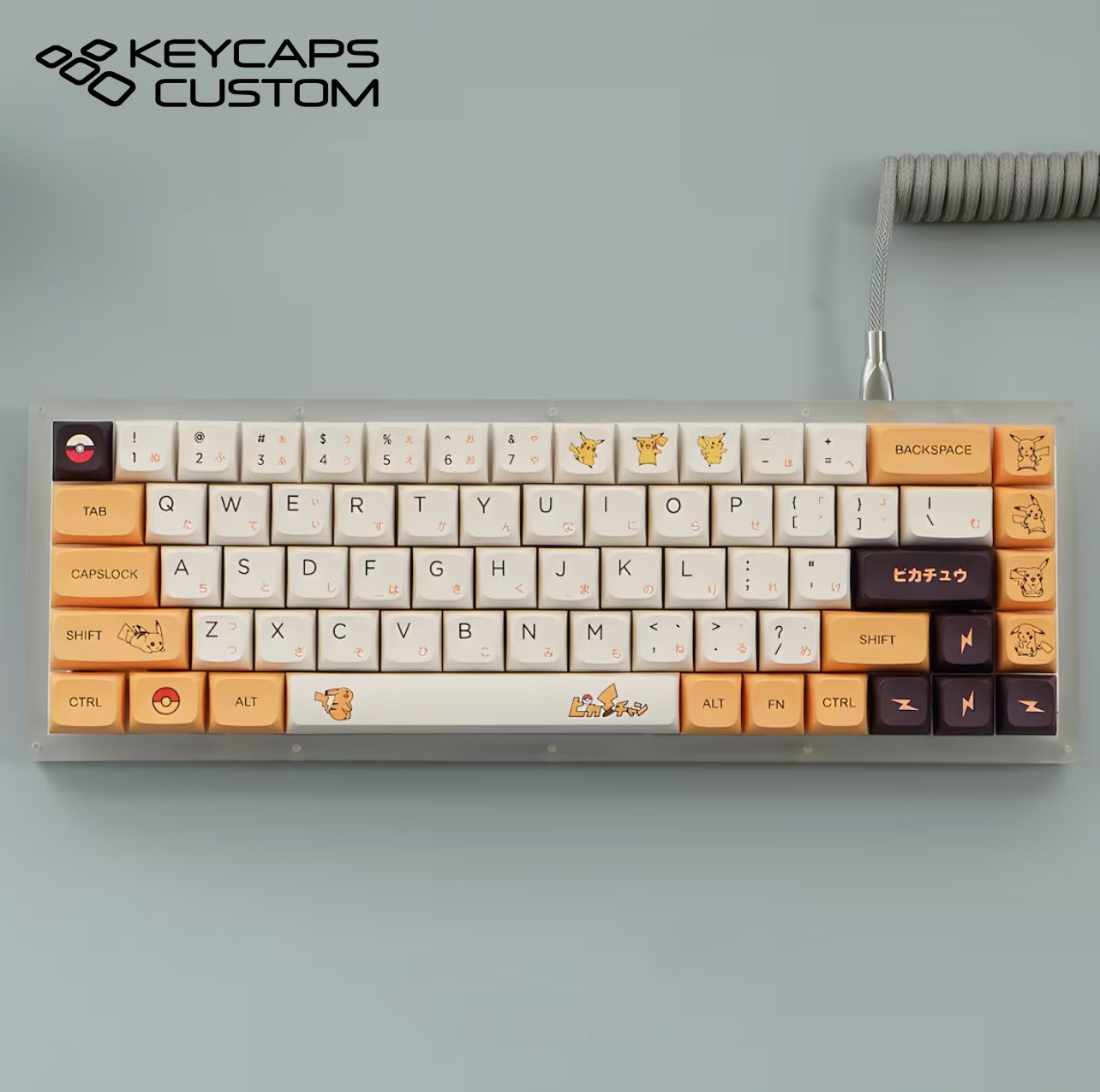 momopik keyboard ピカチュウ 37鍵 送料無料】CHERRYMX8.0ポケモンピカチュウクラシックカスタム