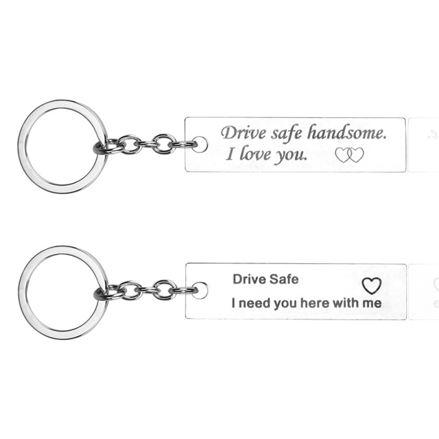 Custom Stainless Steel LOGO Keychain