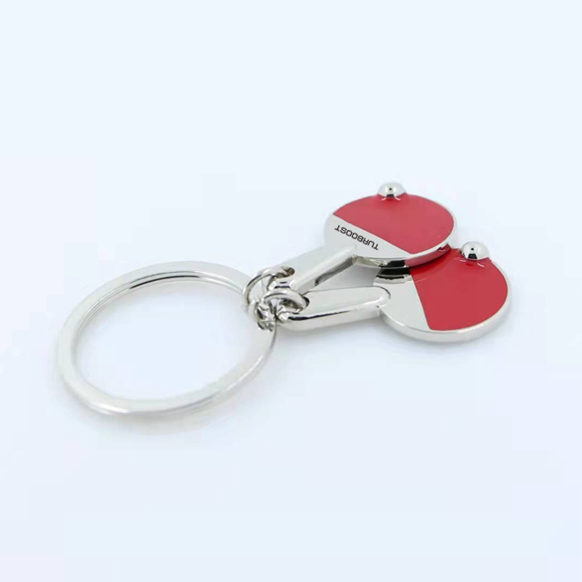 A Pair Table Tennis Keychains