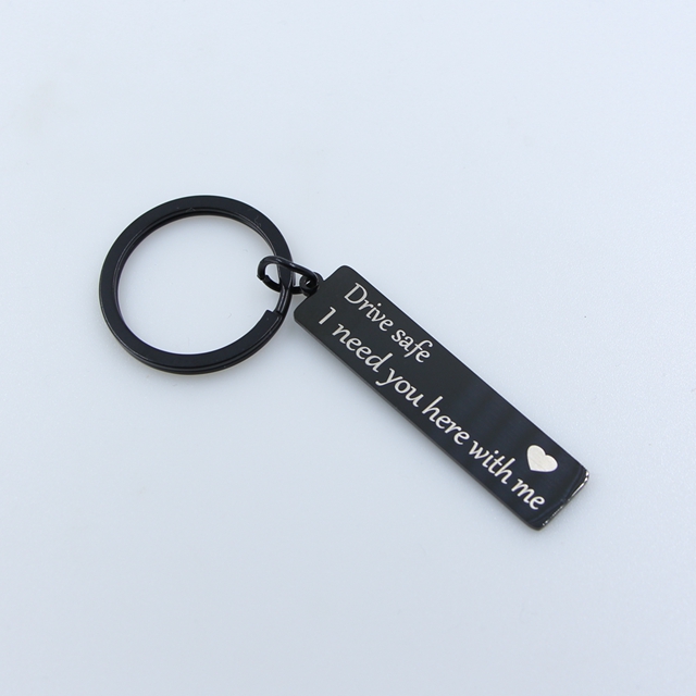 Custom Stainless Steel Map of United States Keychains