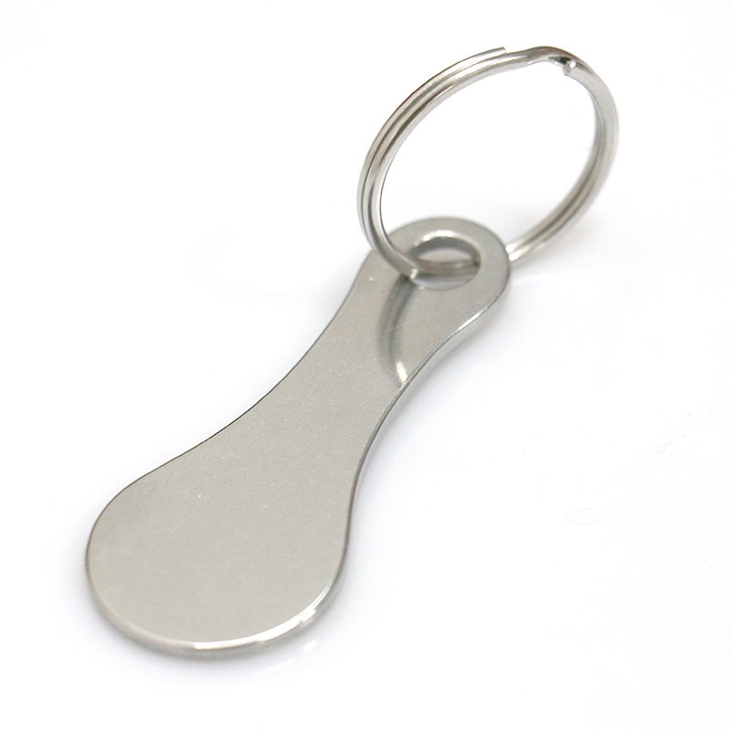Shopping Cart Coin Keychain