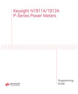P-Series Power Meters Programming Guide | Keysight